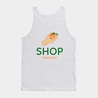 Shop organic ripe orange design Tank Top